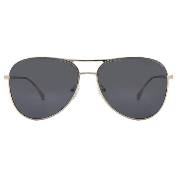 New Authentic Michael Kors Dark Gray Mirrored Pilot Ladies Sunglasses MK1089 100 - Picture 1 of 6